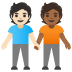 people holding hands, light skin tone, medium-dark skin tone